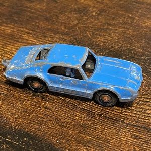 Vintage 1960s Tootsie Toy Blue Made in U.S.A. Diecast Collectible Car